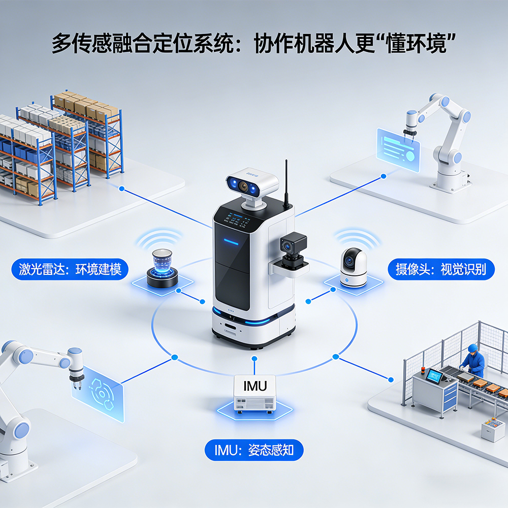 多传感融合定位系统：协作机器人更“懂环境”